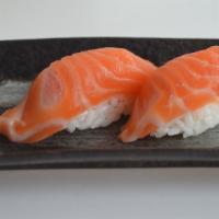 Salmon Nigiri · Salmon Sushi