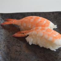 Ebi Nigiri · Shrimp sushi