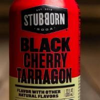 Stubborn Black Cherry Tarragon Soda Can · 
