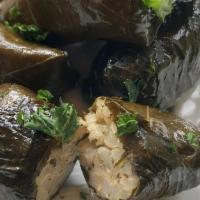 Stuffed Grape Leaves · Pack of 6 Grape Leaves with rice