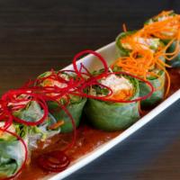 Fresh Spring Rolls · Lettuce, spinach, basil, mint, carrot, vermicelli and tofu wrapped in rice paper served with...