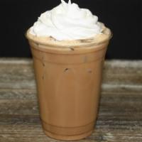 Iced White Mocha · Espresso, white chocolate with milk and top with whip cream.