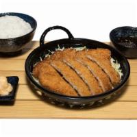 Ton Katsu · Deep fried pork cutlet.