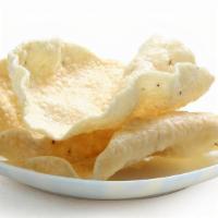 Papad (2 Pcs) · Crispy wafers made with gram flour.