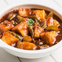 Paneer Chilli · Paneer(cheese cubes) sauteed with peppers, onions and Indo-Chinese chili sauce.