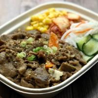 Seoul Pork Bowl · Sweet and savory lean pork.
Select your choice of base, Banchan(Korean side dish), topping a...