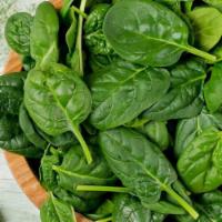 Organic Spinach · Gluten Free, Vegan