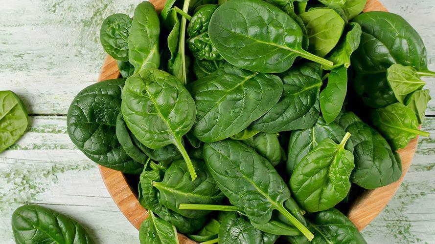 Organic Spinach · Gluten Free, Vegan