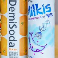 Demisoda Orange · Korean Soda, Orange Flavor.