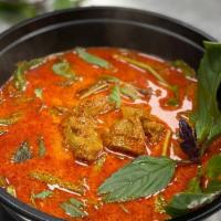 Pineapple Chicken Curry (Somlaw Machu Ktis Manaws) · Creamy, sweet and sour curry made with our award-winning Angkor Lemongrass Paste, pineapple,...