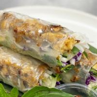 Tofu Spring Rolls · Bean sprouts, assorted mints, the bitter but highly beneficial neem flowers (optional), rice...