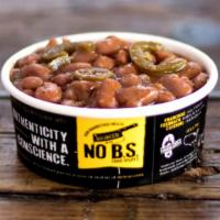 Jalapeno Beans · Our own signature recipe with pinto beans and a kick of jalapeños