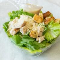 Small Caesar · Romaine, asiago cheese, croutons and our own caesar dressing.
