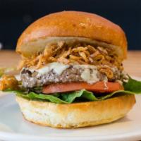 The Niesar Burger
 · Fried shallots and blue cheese. Served with lettuce, tomatoes, house made garlic, and infuse...