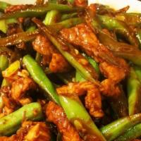 #66. String Bean Pork 四季豆肉丝 · ** Additions of items will increase $ 1.00/item