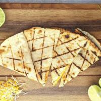 Cheese Quesadilla · A quesadilla made with shredded Mexican cheese. Great for the kids.