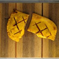 Beef and Cheese Pattie · Minced beef with steak seasoning and cheddar cheese inside a pastry shell made of flour, tur...