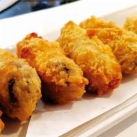 1. Kaki Fry (6) · Deep fried Japaneses style oysters in crunchy panko