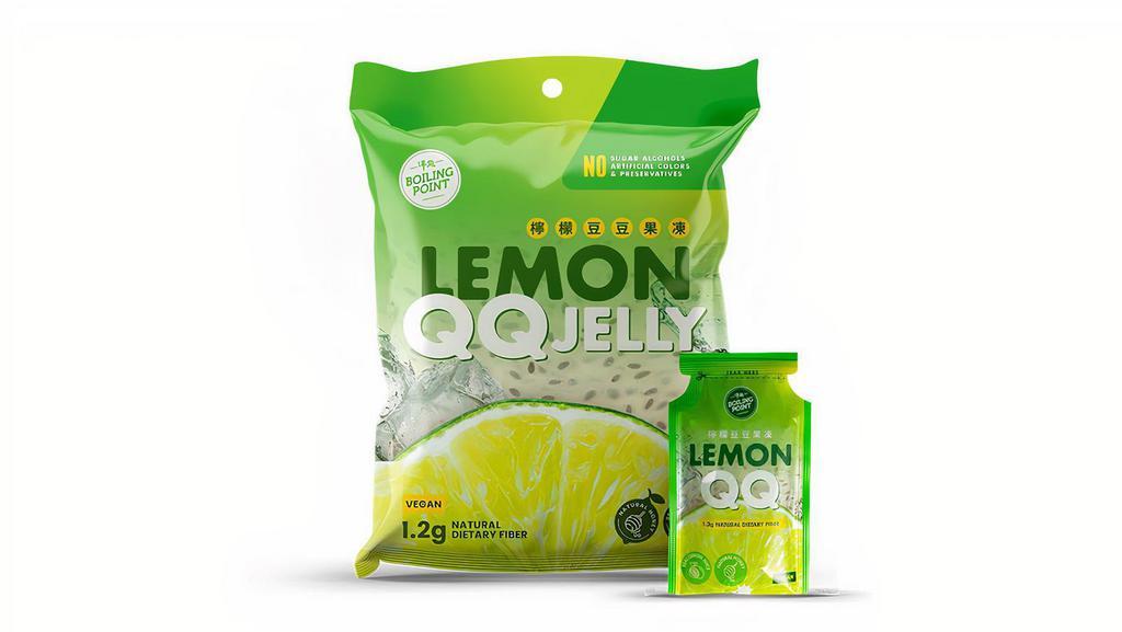 Lemon QQ Jelly · One bag with 12 individual packs inside (20g x 12 packs/bag)
-	Product highlights:
real lemon juice, pure honey added, natural dietary fiber, no artificial colors & preservatives added
-	For the best taste, recommend put in refrigerator or freezer and consume when it’s cold
