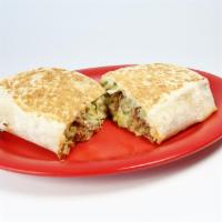 Super Quesadilla · Meat, cheese, lettuce, sour cream, guacamole, pico de gallo.