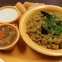 Tamarind Rice (After 11:30AM) · Available after 11:30AM Served with Sambar, yogurt and Pickle
