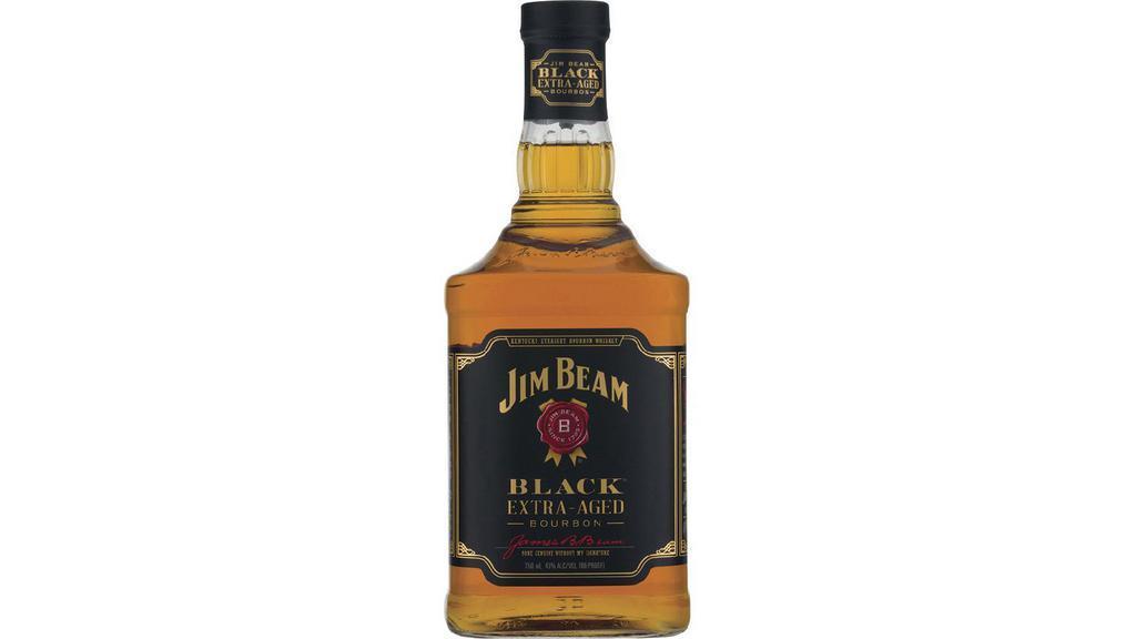 Jim Beam Black Extra Aged (750 ml) · Our premium, 86-proof bourbon whiskey spends years longer being aged in our American White Oak barrels than our original Jim Beam. It’s those extra years of aging that give Jim Beam Black its full-bodied flavor with notes of smooth caramel and warm oak.