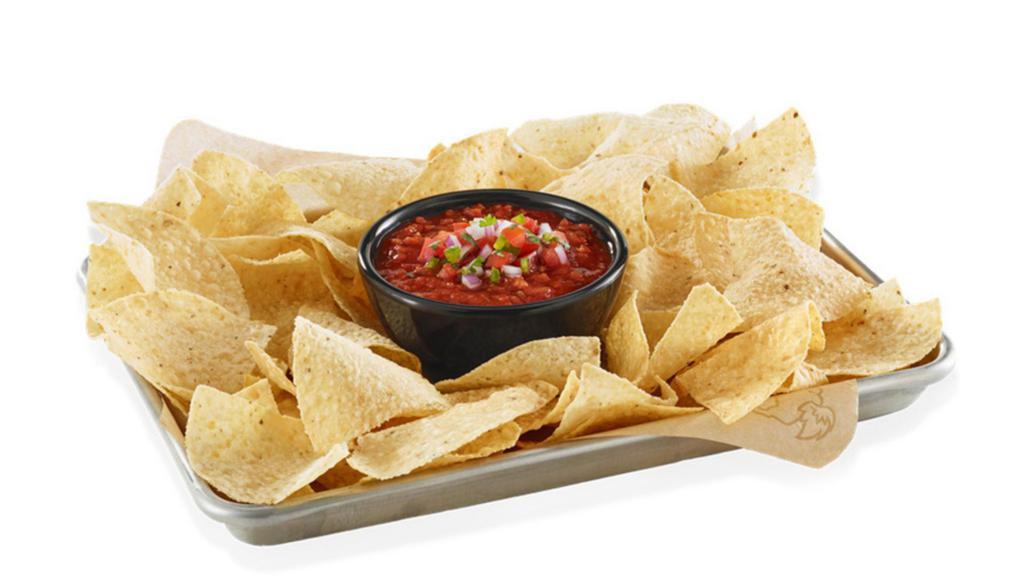 Chips And Salsa · TOMATO / JALAPEÑOS / ONION / CILANTRO / HOUSE-MADE TORTILLA CHIPS