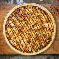 Roadhouse Texas BBQ Pizza · Hot and spicy barbeque sauce on our original crust, topped with mozzarella cheese, all-natur...