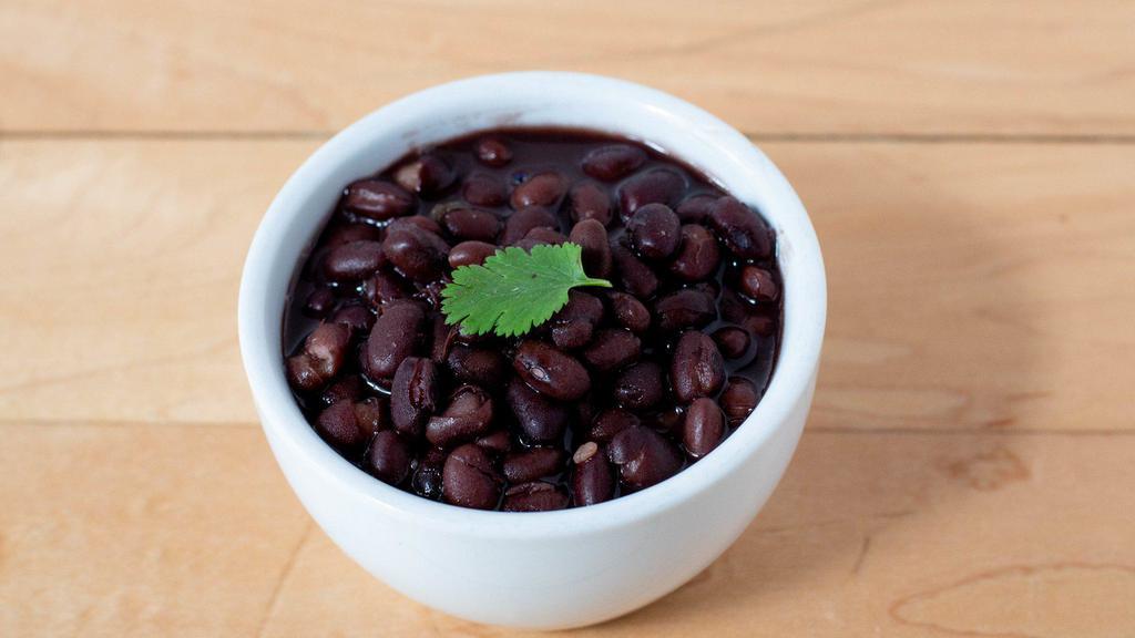 *Frijoles Negros - Cuban Black Beans · Cuban black beans seasoned with garlic and cumin. (gluten free, vegetarian, vegan)