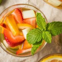 *Rose Guava Sangria 32oz. · House Special!!!! Rose wine, guava , and fresh cut fruit. Sealed and ready for you to enjoy ...