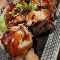 Dragon · Shrimp tempura, BBQ eel, avocado.