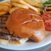 Annie's Classic Burger · Grandma Wren's original mouth watering 1/3 lb. burger with all  the fixings & your choice of...