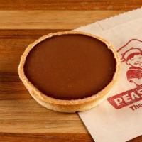 Chocolate Flan Pie · This pie is filled with homemade sweet chocolate custard — a blend of cream, butter, sugar, ...