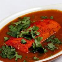Punjabi Fish Curry · A northern Indian preparation of hot fish curry.