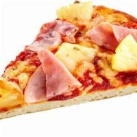 XL Hawaiian Pizza Slice · Canadian bacon and pineapple.