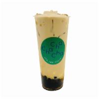 Hokkaido Caramel Milk Tea · Nondairy, It come with Boba and Egg Pudding. Proudly serve with Organic Assam Black Tea