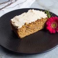 Bunny's Carrot Cake · Almond flour based low carb cake with cream cheese frosting.