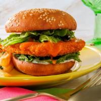 Buffalo Chicken Tenders Sandwich · Delicious sandwich made with 2 crispy Buffalo chicken tenders. Prepared to customer's choice...
