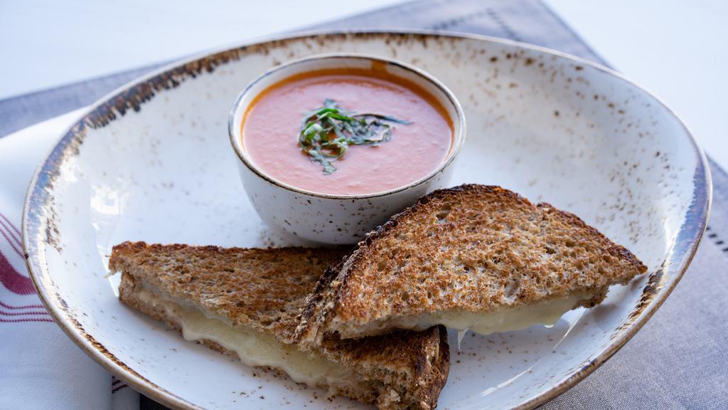 Grilled Cheese Sandwich & Soup · 