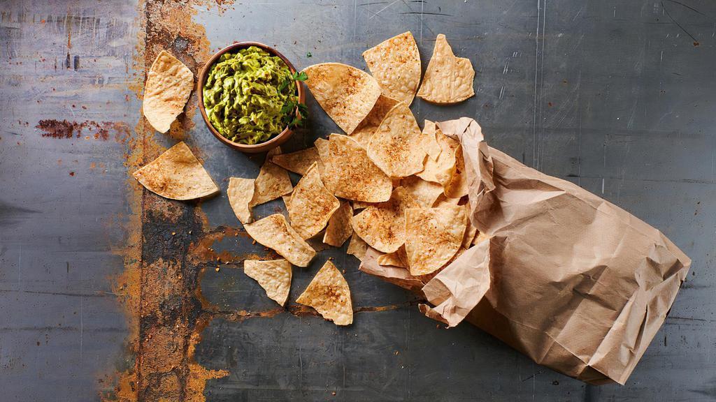 Chips & Guac · Crispy seasoned tortilla chips served with housemade guacamole
