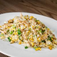 Chicken Fried Rice · mexican red rice, egg, scallion