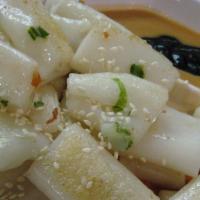 Pan Fried Rice Sheet Roll with Dried Shrimp  香煎蝦米腸粉 · 