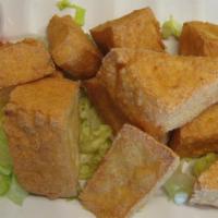 Deep Fried Tofu  炸豆腐 · 