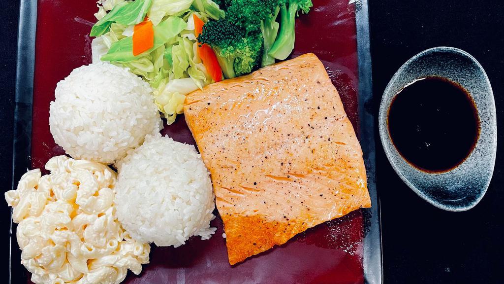 Grilled Salmon · A very healthy choice! Hand-cut fresh Salmon Fillet with Teriyaki Glaze.
