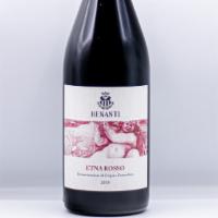 Etna Rosso  2018 Benanti  · Red Wine - Bled of nerello Mascalese & nerello capuccio from Mount Etna (Sicily), plum, stra...
