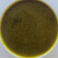 Rasam 8oz · spicy-sweet-sour stock traditionally prepared using tamarind as a base along with garlic, bl...
