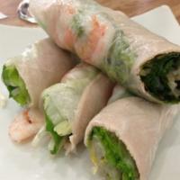28. Fresh Spring Roll-Goi Cuon · With pork and shrimp.