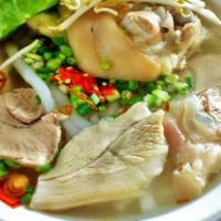 2. Crabmeat & Pork Thick Noodle Soup - Banh canh cua gio heo · Thick broth. It comes with pig feet, blood, pork and crabmeat. Please lets us know if you wa...