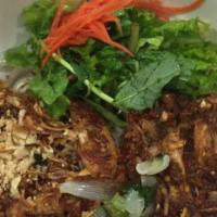 55. Lemongrass chicken With Rice Noodle- Bun ga xao xa · With rice noodle.