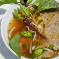 40. Beef Noodle Soup -Pho tai · With rare sliced beef.